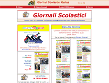 Tablet Screenshot of giornaliscolastici.it